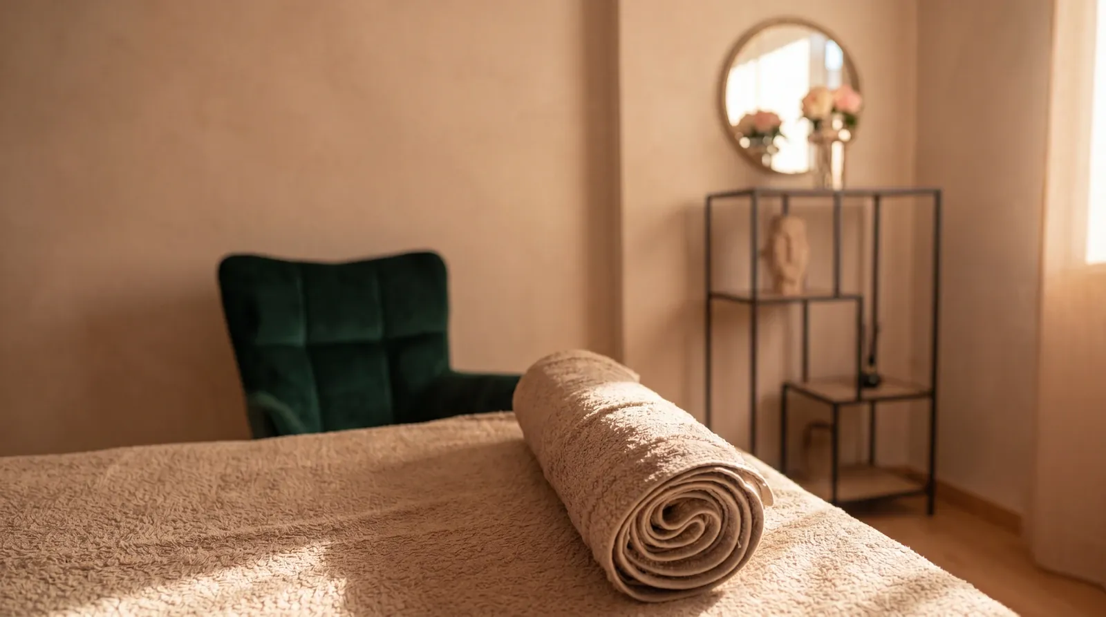 A treatment room, light and quiet